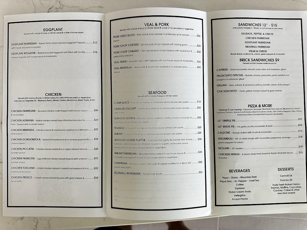 500 Degrees Italian eatery Menu image 2